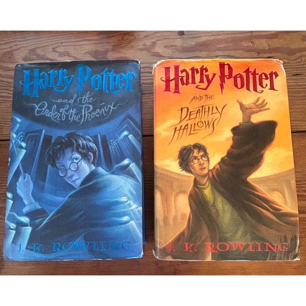 Harry Potter and The Order of the Phoenix Deathly Hallows Hardcover Books 1ST ED